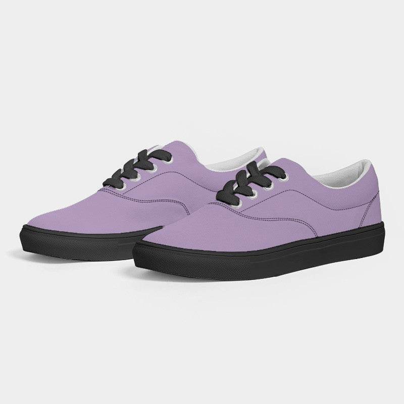 Mauve Women's Canvas Sneakers (MPU2-MU-LI) - Side 3