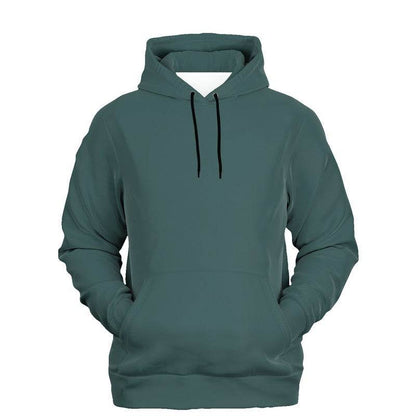 Medium-Dark Fully-Muted Blue-Green Hoodie (CBG2-FM-MD) - Ghost Front