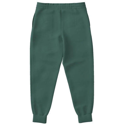 Medium-Dark Fully-Muted Blue-Green Joggers (BG-FM-MD) - Back