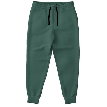 Medium-Dark Fully-Muted Blue-Green Joggers (BG-FM-MD) - Front