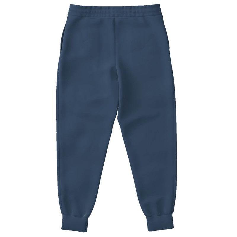 Medium-Dark Fully-Muted Blue Joggers (IB2-FM-MD) - Back