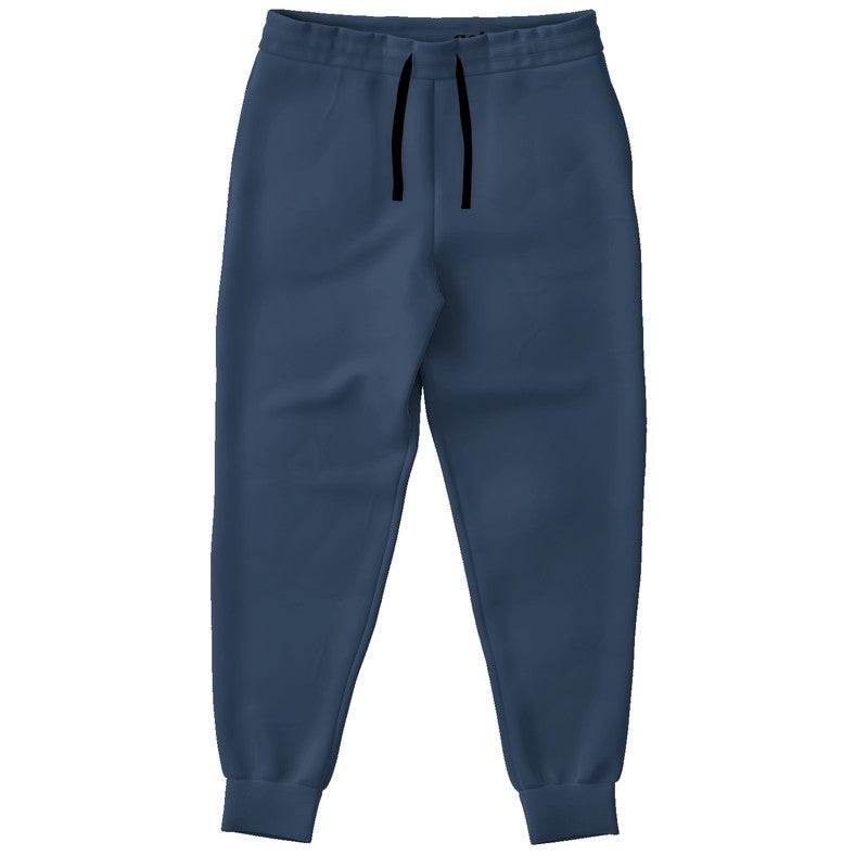 Medium-Dark Fully-Muted Blue Joggers (IB2-FM-MD) - Front