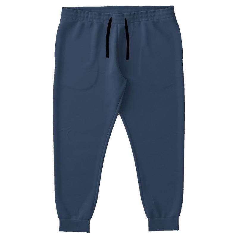 Medium-Dark Fully-Muted Blue Joggers PLUS (IB2-FM-MD) - Front PLUS