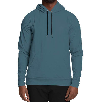 Medium-Dark Fully-Muted Cyan Hoodie (BC2-FM-MD) - Man Front