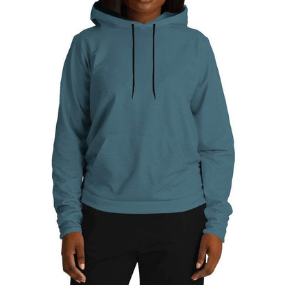 Medium-Dark Fully-Muted Cyan Hoodie (BC2-FM-MD) - Woman Front