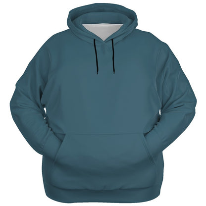 Medium-Dark Fully-Muted Cyan Hoodie PLUS (BC2-FM-MD) - Ghost Front PLUS