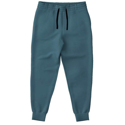 Medium-Dark Fully-Muted Cyan Joggers (BC2-FM-MD) - Front