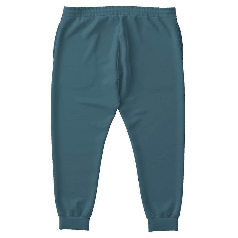 Medium-Dark Fully-Muted Cyan Joggers PLUS (BC2-FM-MD) - Back PLUS