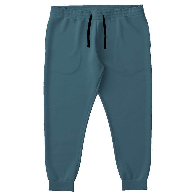Medium-Dark Fully-Muted Cyan Joggers PLUS (BC2-FM-MD) - Front PLUS