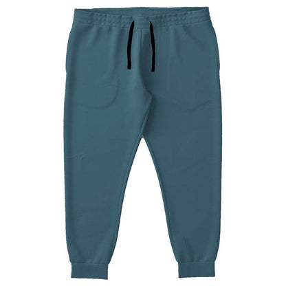 Medium-Dark Fully-Muted Cyan Joggers PLUS (BC2-FM-MD) - Front PLUS