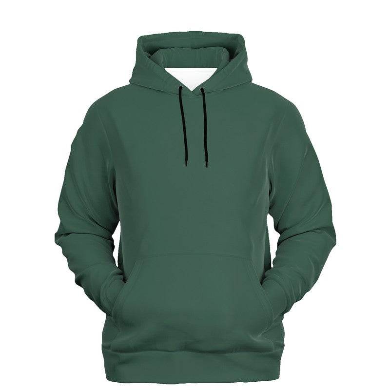 Medium-Dark Fully-Muted Green Hoodie (BGG2-FM-MD) - Ghost Front