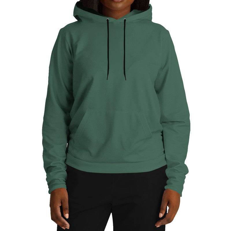 Medium-Dark Fully-Muted Green Hoodie (BGG2-FM-MD) - Woman Front