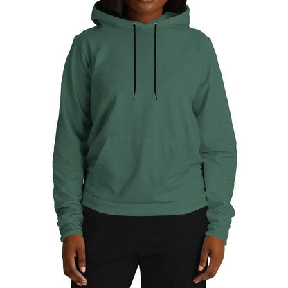 Medium-Dark Fully-Muted Green Hoodie (BGG2-FM-MD) - Woman Front