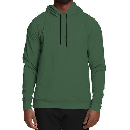 Medium-Dark Fully-Muted Green Hoodie (G-FM-MD) - Man Front