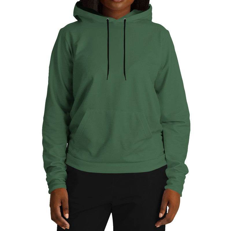 Medium-Dark Fully-Muted Green Hoodie (G-FM-MD) - Woman Front