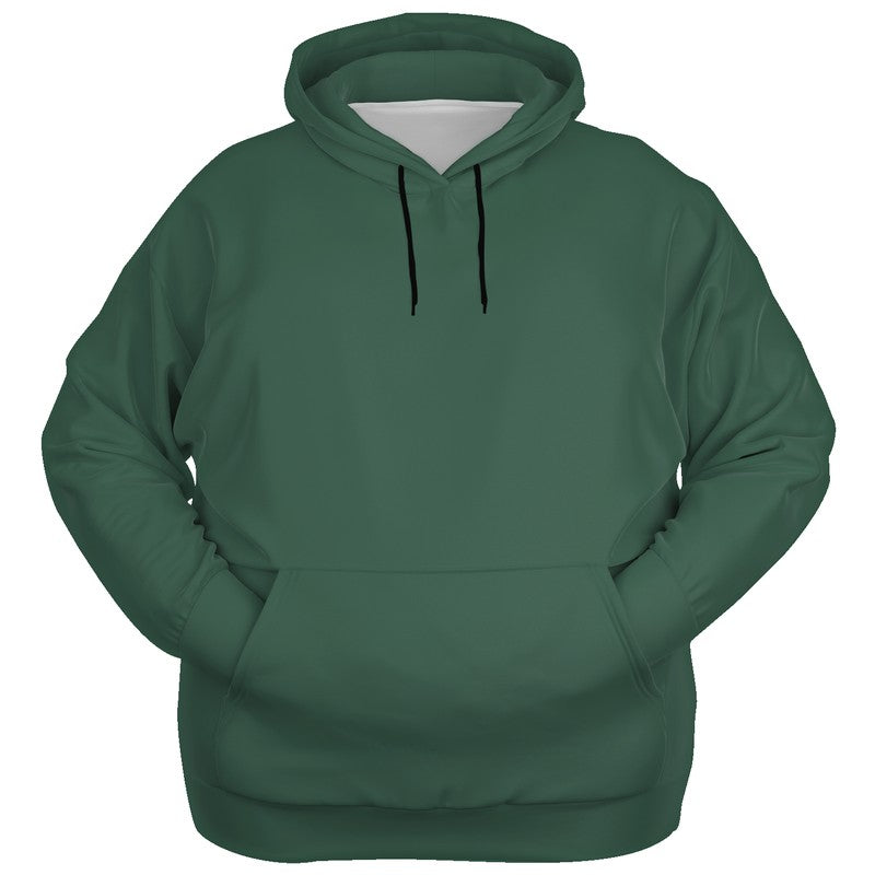 Medium-Dark Fully-Muted Green Hoodie PLUS (BGG2-FM-MD) - Ghost Front PLUS