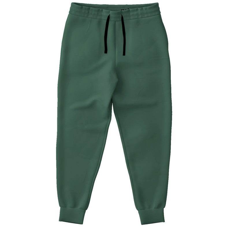 Medium-Dark Fully-Muted Green Joggers (BGG2-FM-MD) - Front