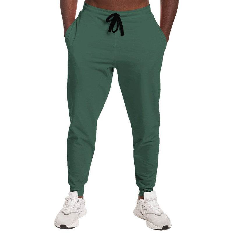 Medium-Dark Fully-Muted Green Joggers (BGG2-FM-MD) - Man Front