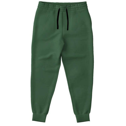 Medium-Dark Fully-Muted Green Joggers (G-FM-MD) - Front