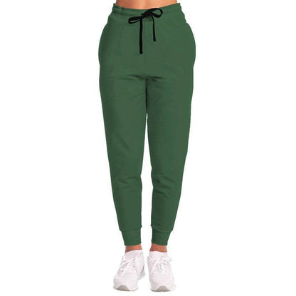 Medium-Dark Fully-Muted Green Joggers (G-FM-MD) - Woman Front