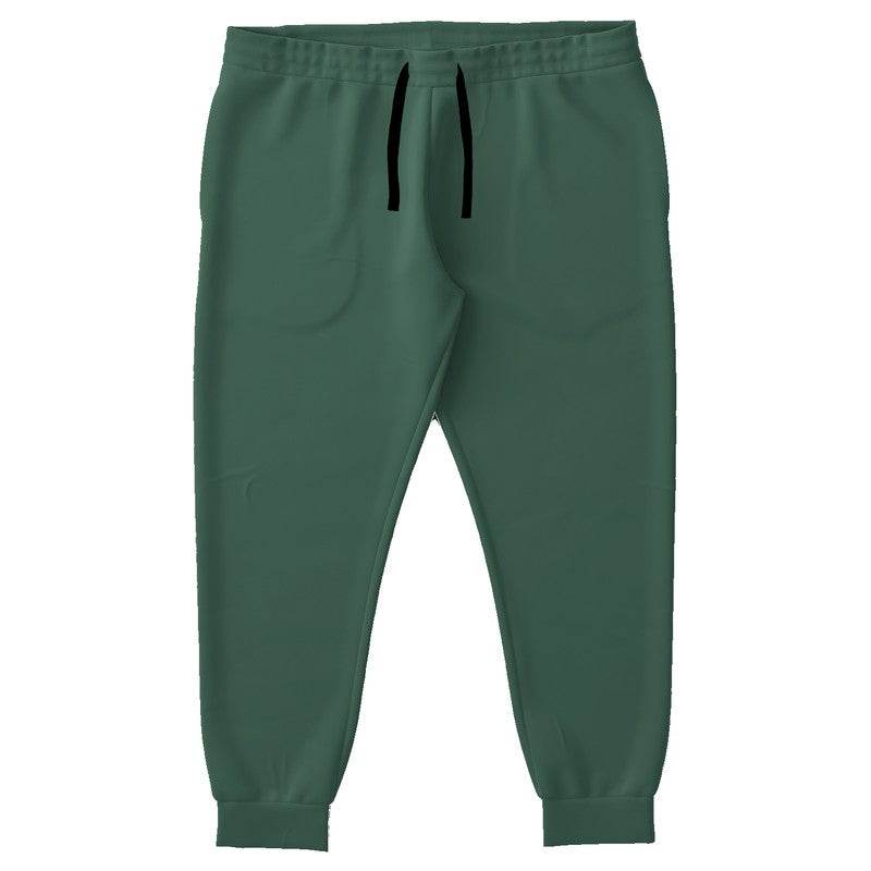 Medium-Dark Fully-Muted Green Joggers PLUS (BGG2-FM-MD) - Front PLUS