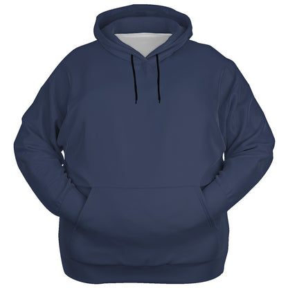 Medium-Dark Fully-Muted Indigo Hoodie PLUS (I-FM-MD) - Ghost Front PLUS