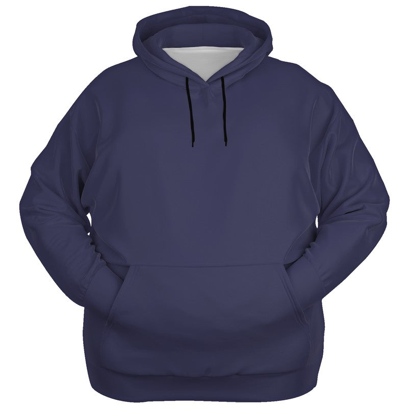 Medium-Dark Fully-Muted Indigo Hoodie PLUS (PUI2-FM-MD) - Ghost Front PLUS