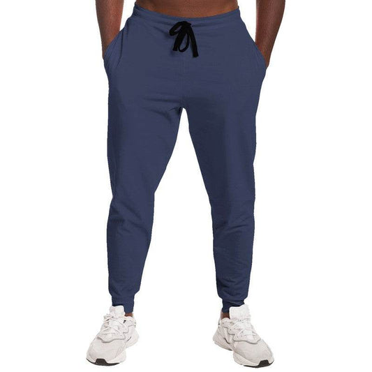 Medium-Dark Fully-Muted Indigo Joggers (I-FM-MD) - Man Front
