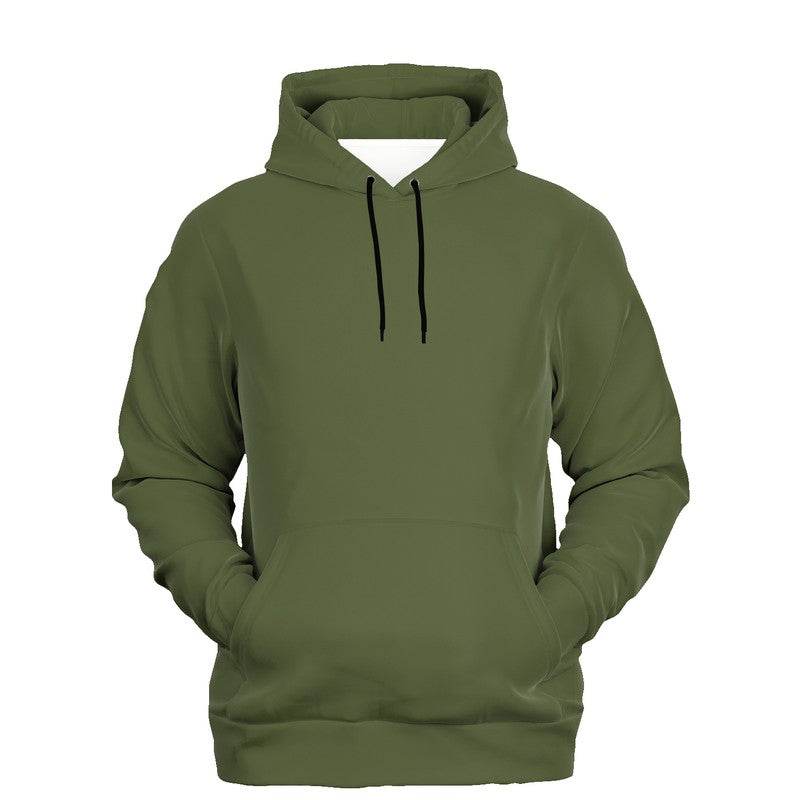 Medium-Dark Fully-Muted Lime Hoodie (L-FM-MD) - Ghost Front