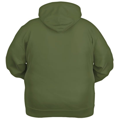 Medium-Dark Fully-Muted Lime Hoodie PLUS (L-FM-MD) - Ghost Back PLUS