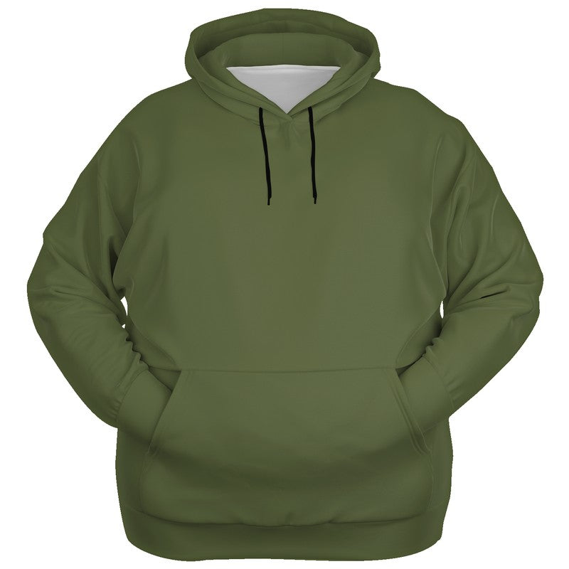 Medium-Dark Fully-Muted Lime Hoodie PLUS (L-FM-MD) - Ghost Front PLUS