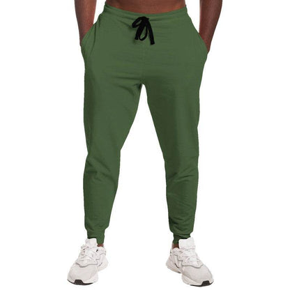 Medium-Dark Fully-Muted Lime Joggers (GL2-FM-MD) - Man Front