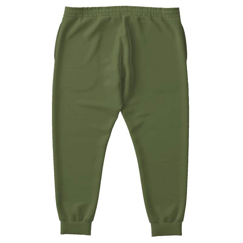 Medium-Dark Fully-Muted Lime Joggers PLUS (L-FM-MD) - Back PLUS