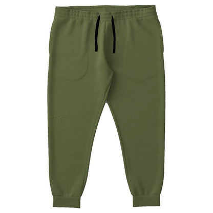 Medium-Dark Fully-Muted Lime Joggers PLUS (L-FM-MD) - Front PLUS