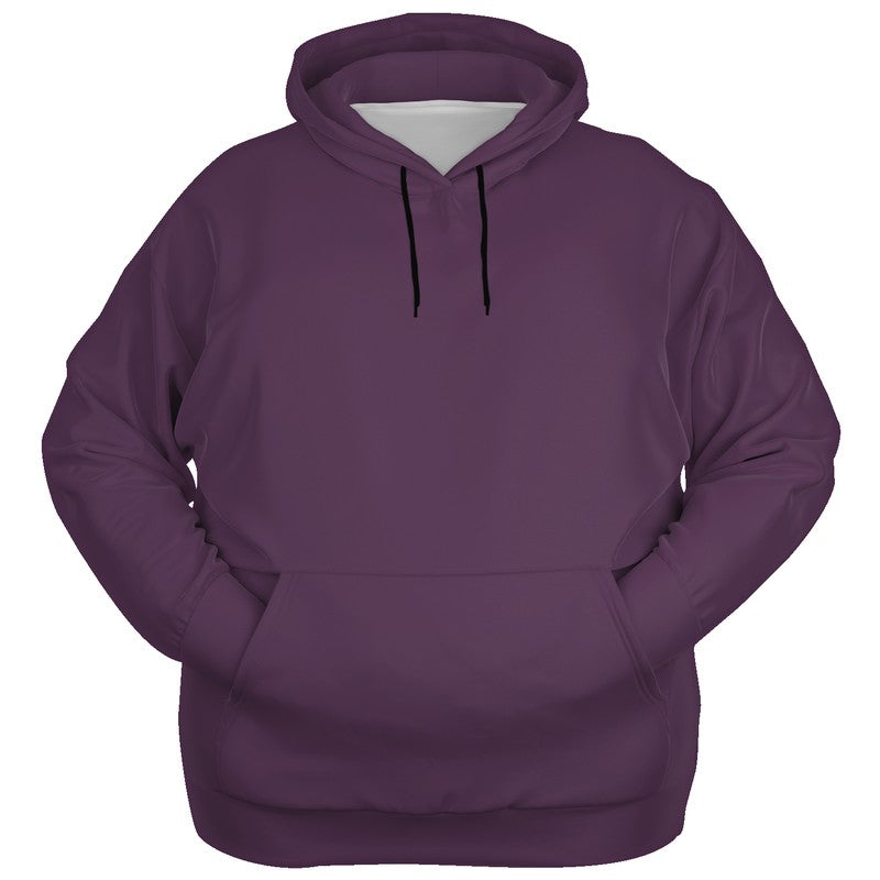 Medium-Dark Fully-Muted Magenta Hoodie PLUS (M-FM-MD) - Ghost Front PLUS