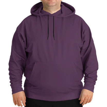 Medium-Dark Fully-Muted Magenta Hoodie PLUS (M-FM-MD) - Man Front PLUS