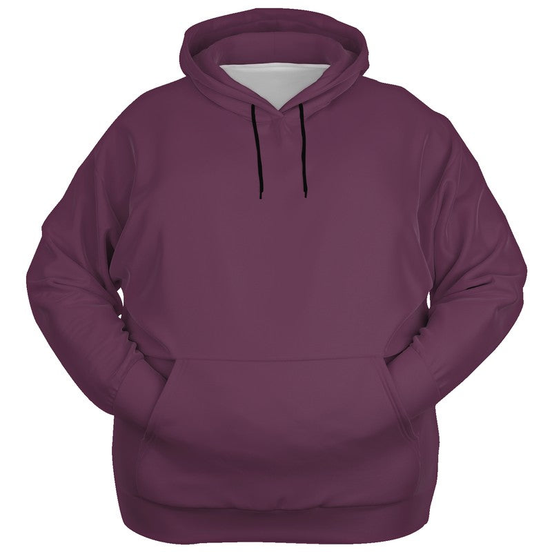 Medium-Dark Fully-Muted Magenta Hoodie PLUS (PIM2-FM-MD) - Ghost Front PLUS