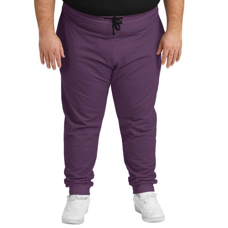 Medium-Dark Fully-Muted Magenta Joggers PLUS (M-FM-MD) - Man Front PLUS
