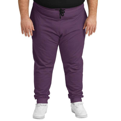 Medium-Dark Fully-Muted Magenta Joggers PLUS (M-FM-MD) - Man Front PLUS