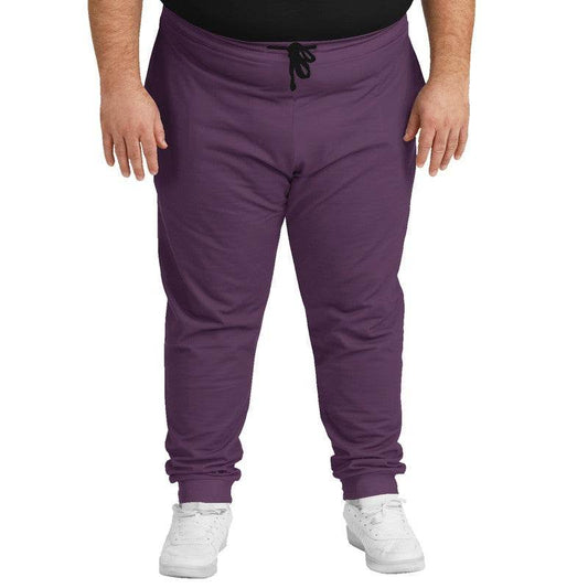 Medium-Dark Fully-Muted Magenta Joggers PLUS (M-FM-MD) - Man Front PLUS