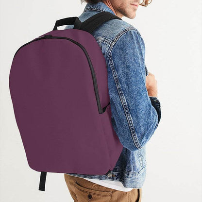 Medium-Dark Fully-Muted Magenta Waterproof Backpack (PIM2-FM-MD) - Man CloseUp