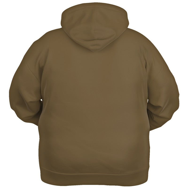 Medium-Dark Fully-Muted Orange Hoodie PLUS (YO2-FM-MD) - Ghost Back PLUS