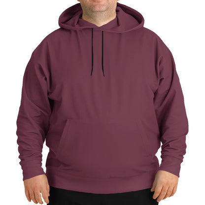 Medium-Dark Fully-Muted Pink Hoodie PLUS (PI-FM-MD) - Man Front PLUS