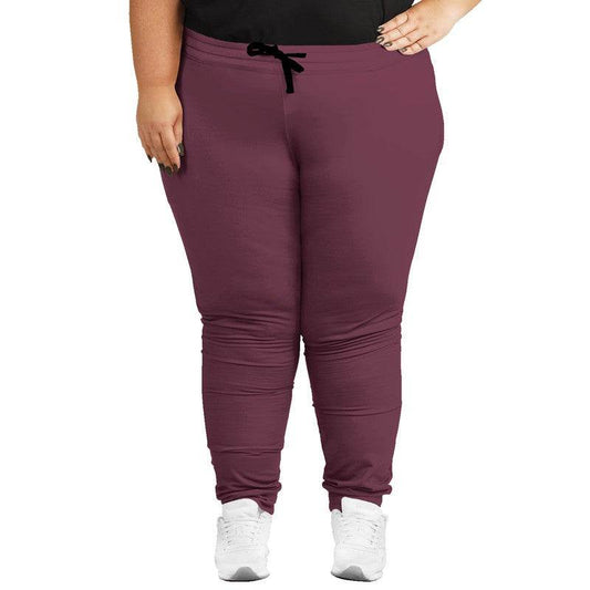 Medium-Dark Fully-Muted Pink Joggers PLUS (PI-FM-MD) - Woman Front PLUS