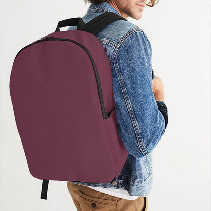 Medium-Dark Fully-Muted Pink Waterproof Backpack (PI-FM-MD) - Man CloseUp