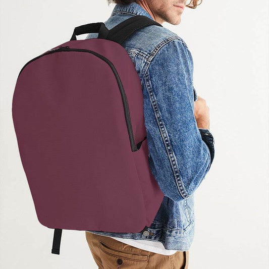 Medium-Dark Fully-Muted Pink Waterproof Backpack (PI-FM-MD) - Man CloseUp