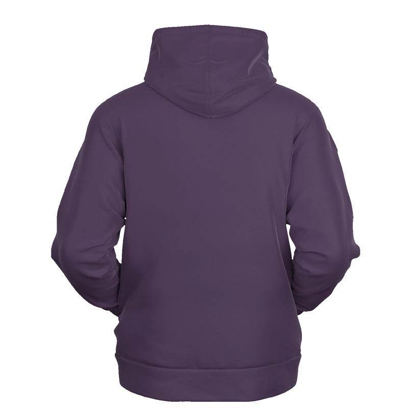 Medium-Dark Fully-Muted Purple Hoodie (MPU2-FM-MD) - Ghost Back