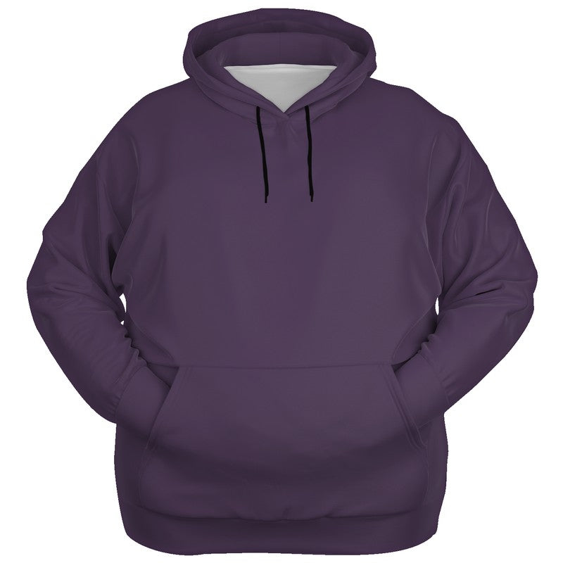 Medium-Dark Fully-Muted Purple Hoodie PLUS (MPU2-FM-MD) - Ghost Front PLUS