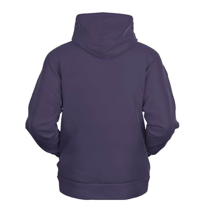 Medium-Dark Fully-Muted Purple Hoodie (PU-FM-MD) - Ghost Back