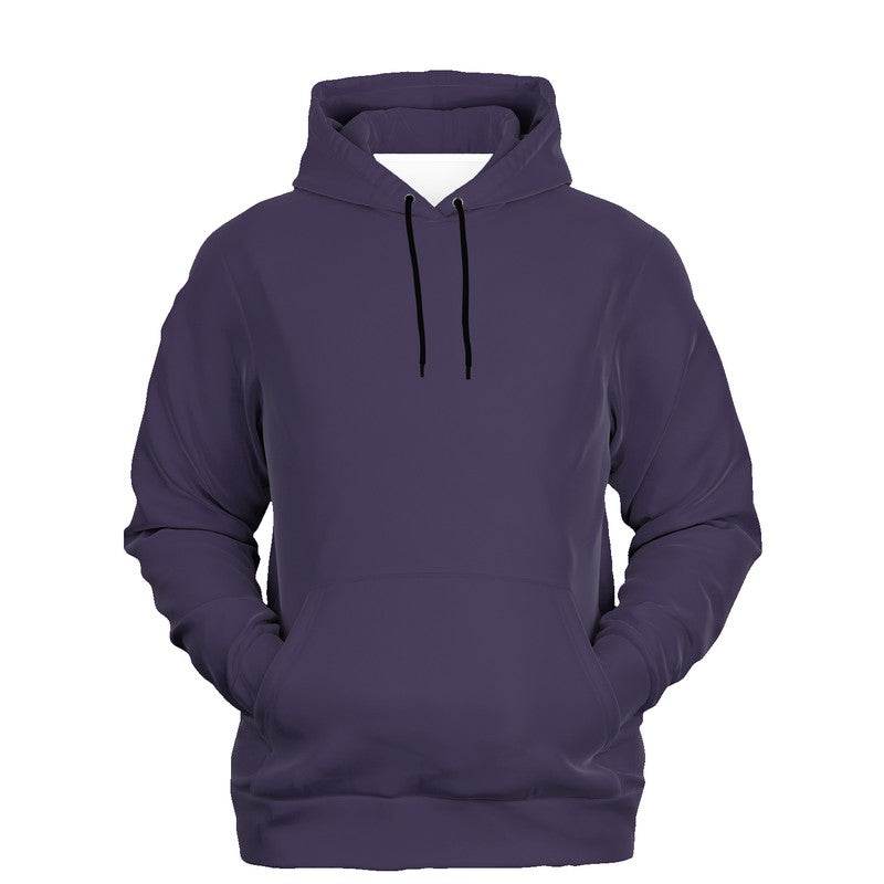 Medium-Dark Fully-Muted Purple Hoodie (PU-FM-MD) - Ghost Front